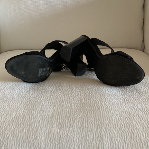 H&M silver buckle chunky heels - Picture 5 of 5